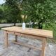 Table de ferme rénové 180cm double tiroir
