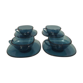 4 cups Duralex 70s
