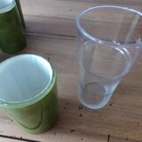 5 verres vintage par Henry & Miller Industries N.Y.C.