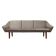 Grey velour sofa, Danish design, 1980s, production: Denmark