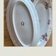 Lot of 2 limoges porcelain flowered ravines