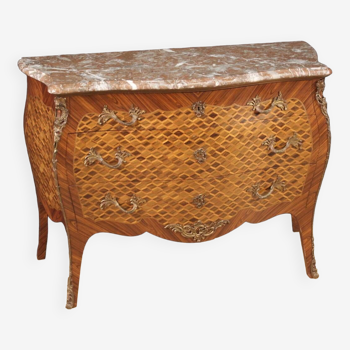 Commode française spectaculaire de style Louis XV