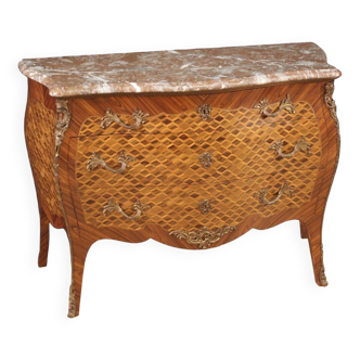 Commode française spectaculaire de style Louis XV