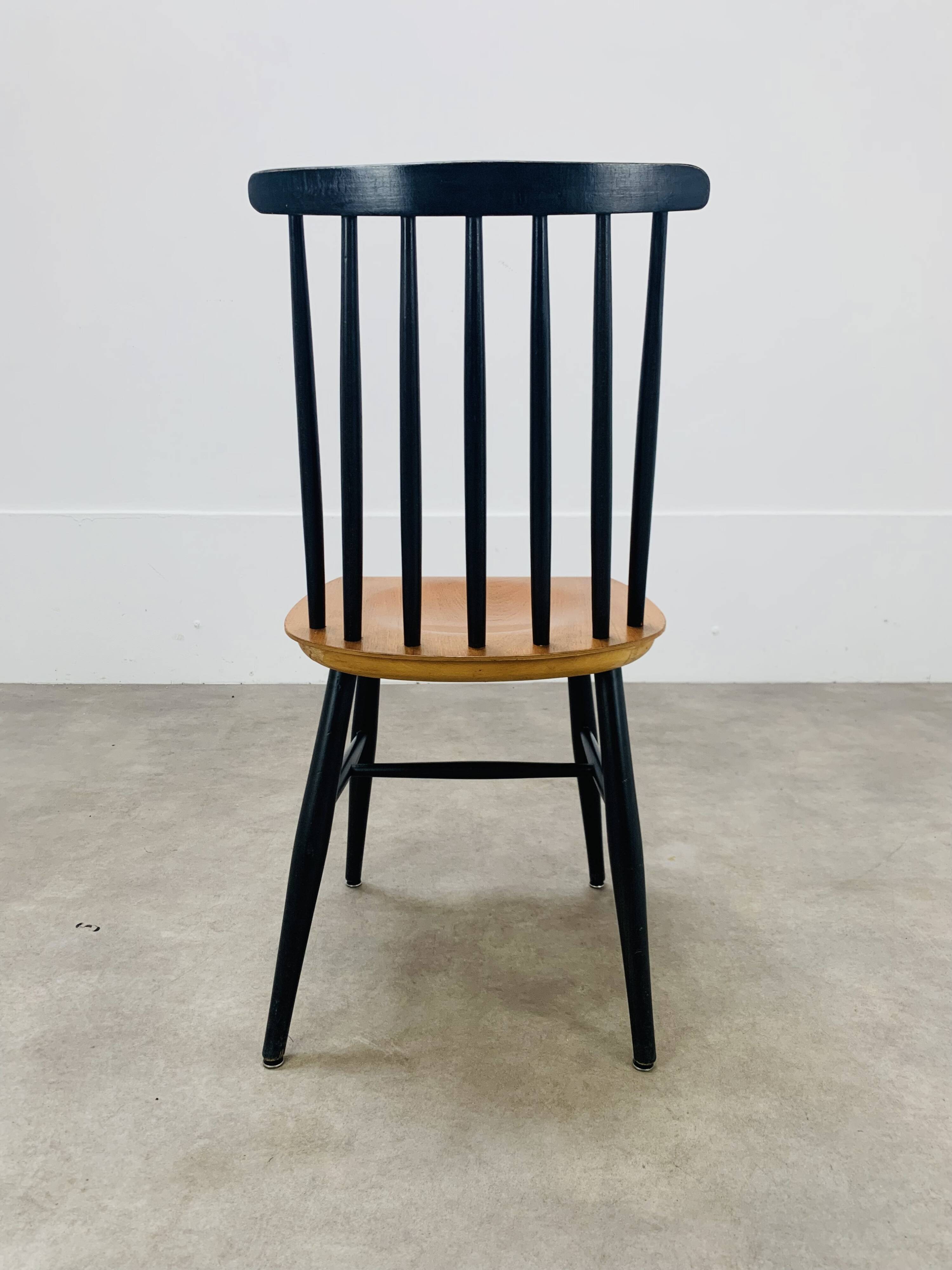 6 Fanett chairs by Ilmari Tapiovaara, Scandinavian, 1960s