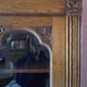 Large art deco sideboard with marble top and mirror