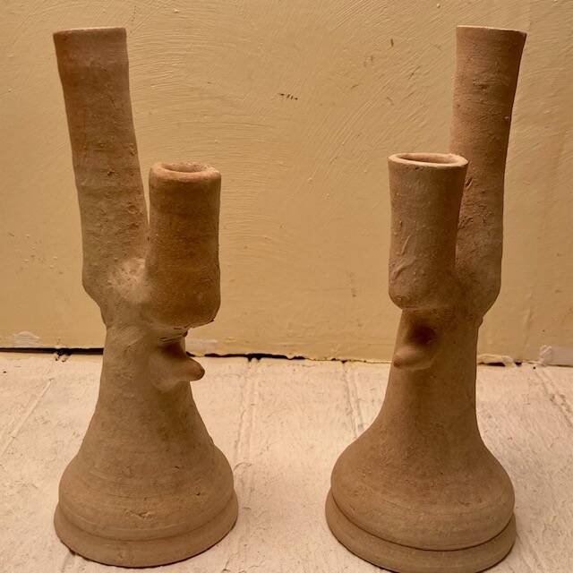 Tamegroute candle holder duo