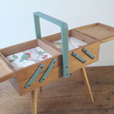 Worker tripod feet compass