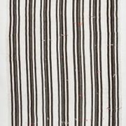Tapis Kilim vintage rayé contemporain, 206 x 304 cm