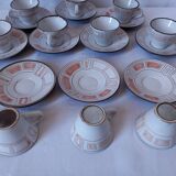 Niderviller service in enamelled stoneware