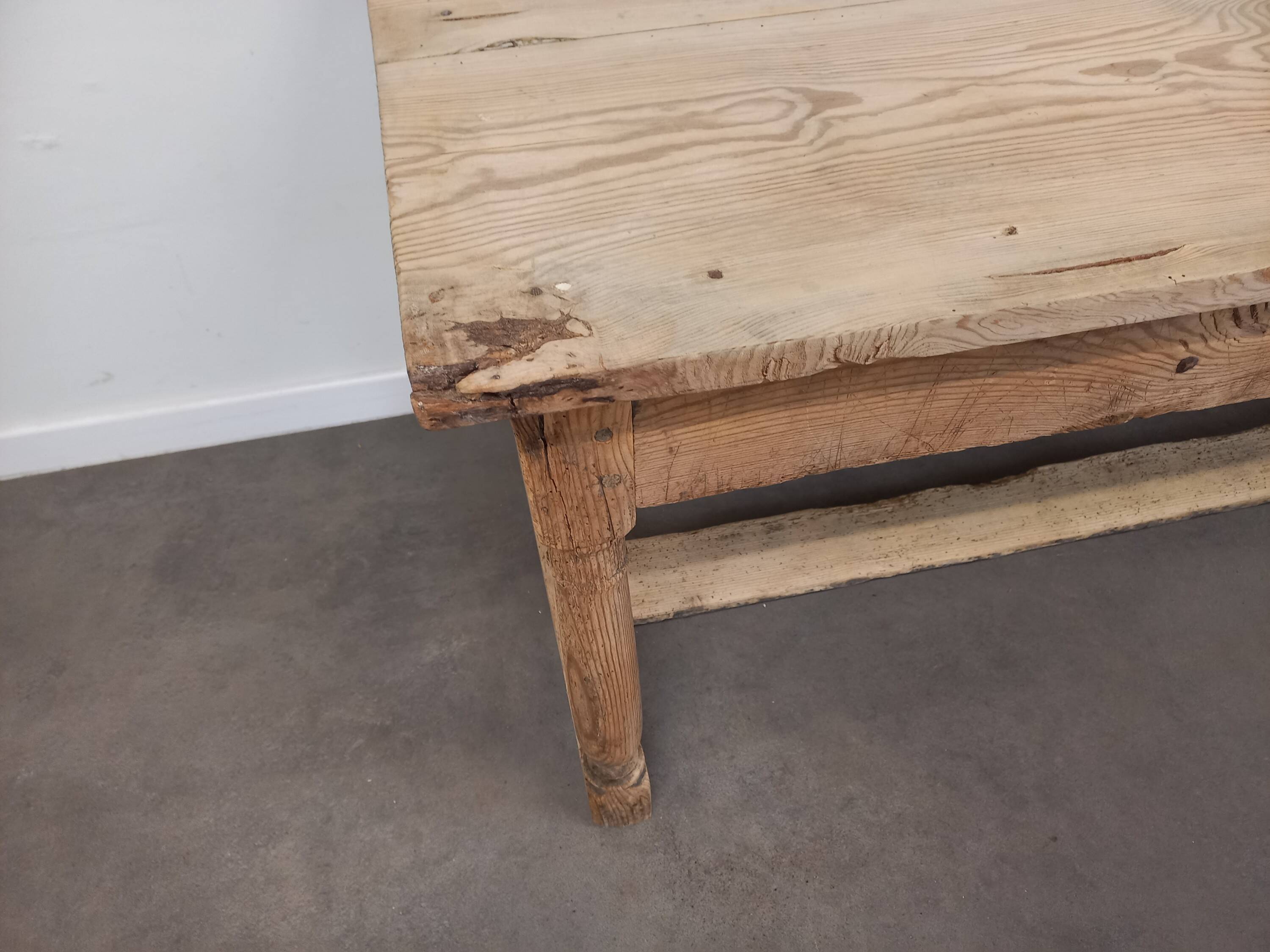 Antique farmhouse table