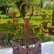 Porte-bouteilles en osier Vintage
