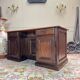 Bureau with a drawer in walnut, 18th century.