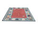 Tapis persan Gabbeh rouge rosé 200x300cm