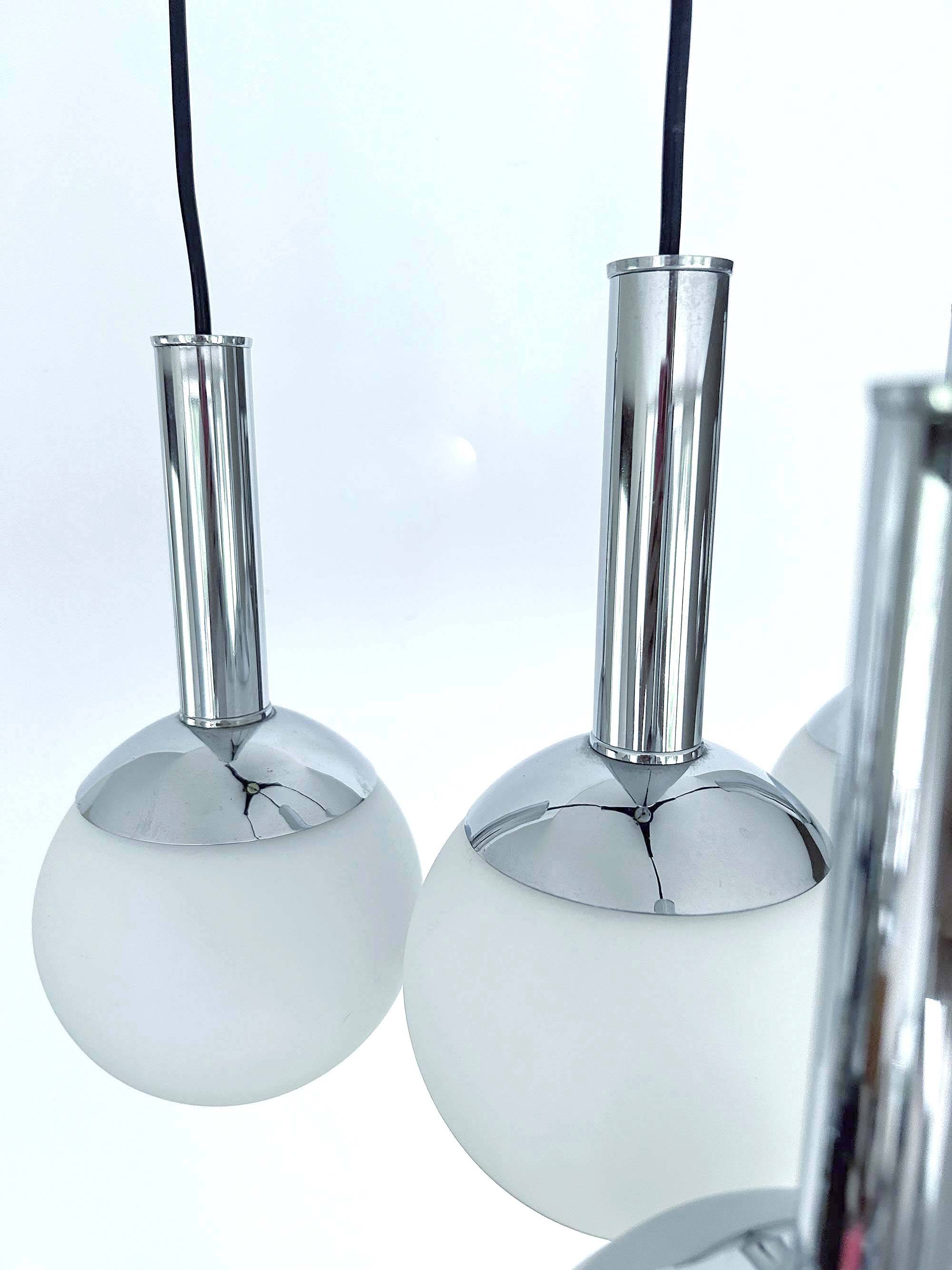 Italian Mid Century Space Age Pendant Lamp