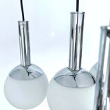 Lampe à suspension italienne du milieu du siècle de l'ère spatiale