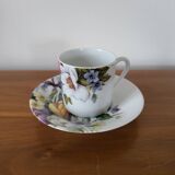 Porcelain Coffee Cup Bill Goldsmith Limoges "Victoria"