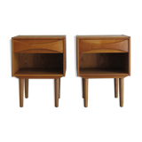 Arne Vodder set of scandinavian night stands, 1950s