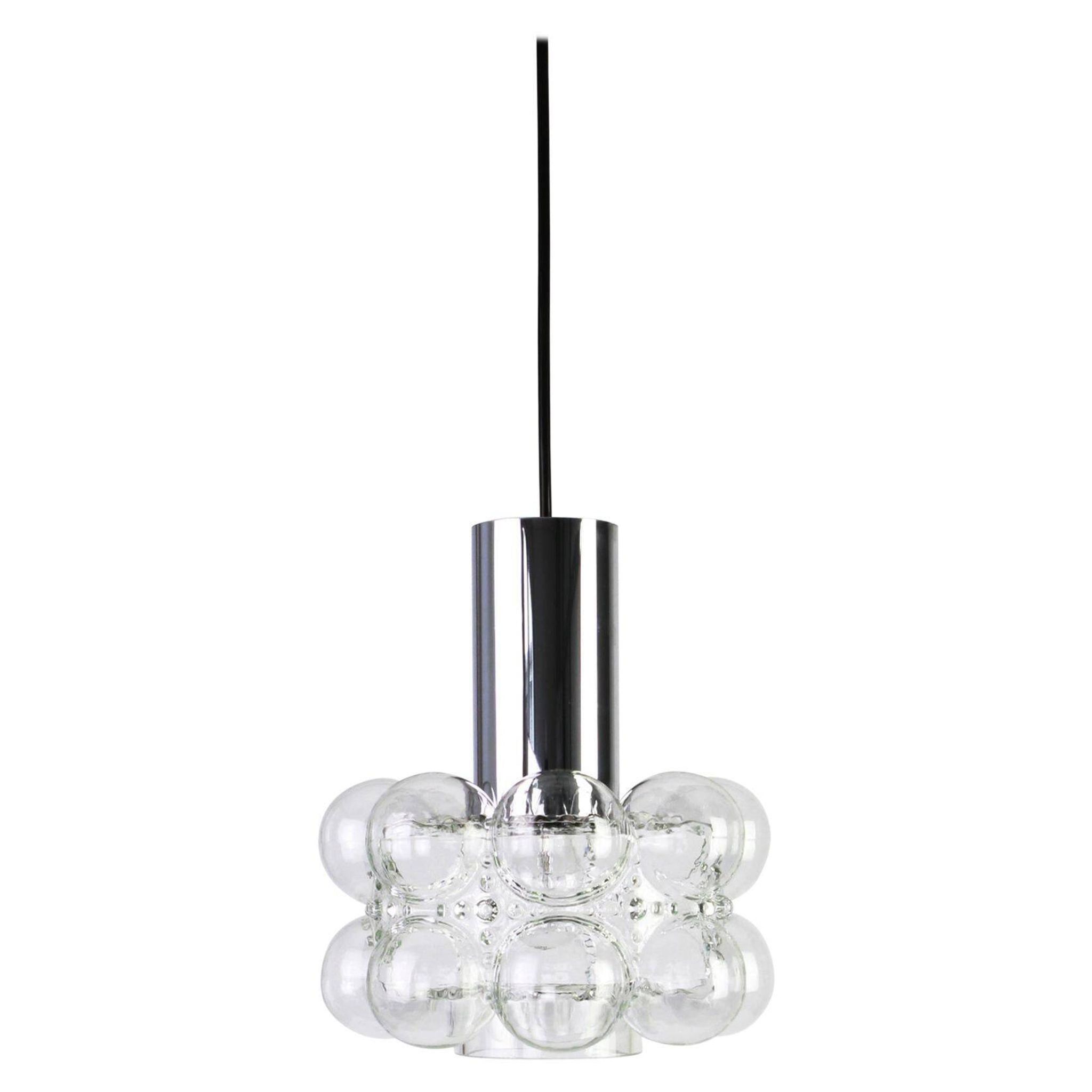 1 of 2 small bubble glass pendant by Helena Tynell, Limburg, Germany