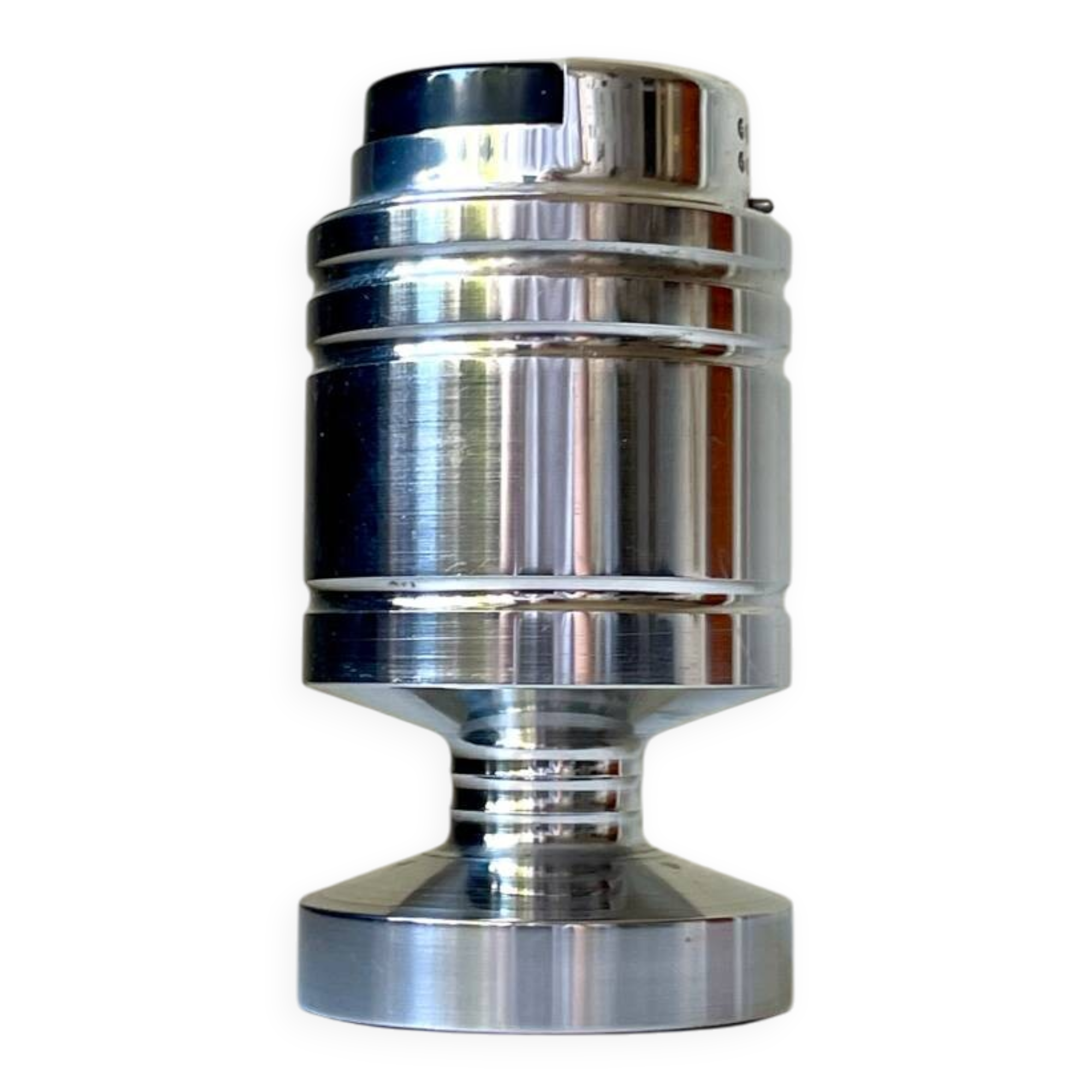 Briquet de table moderniste vintage en métal, Japon