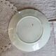 Vintage dessert plate with pink flowers