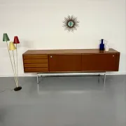 Large sideboard 1960s design Pieter De Bruyne V-Form vintage