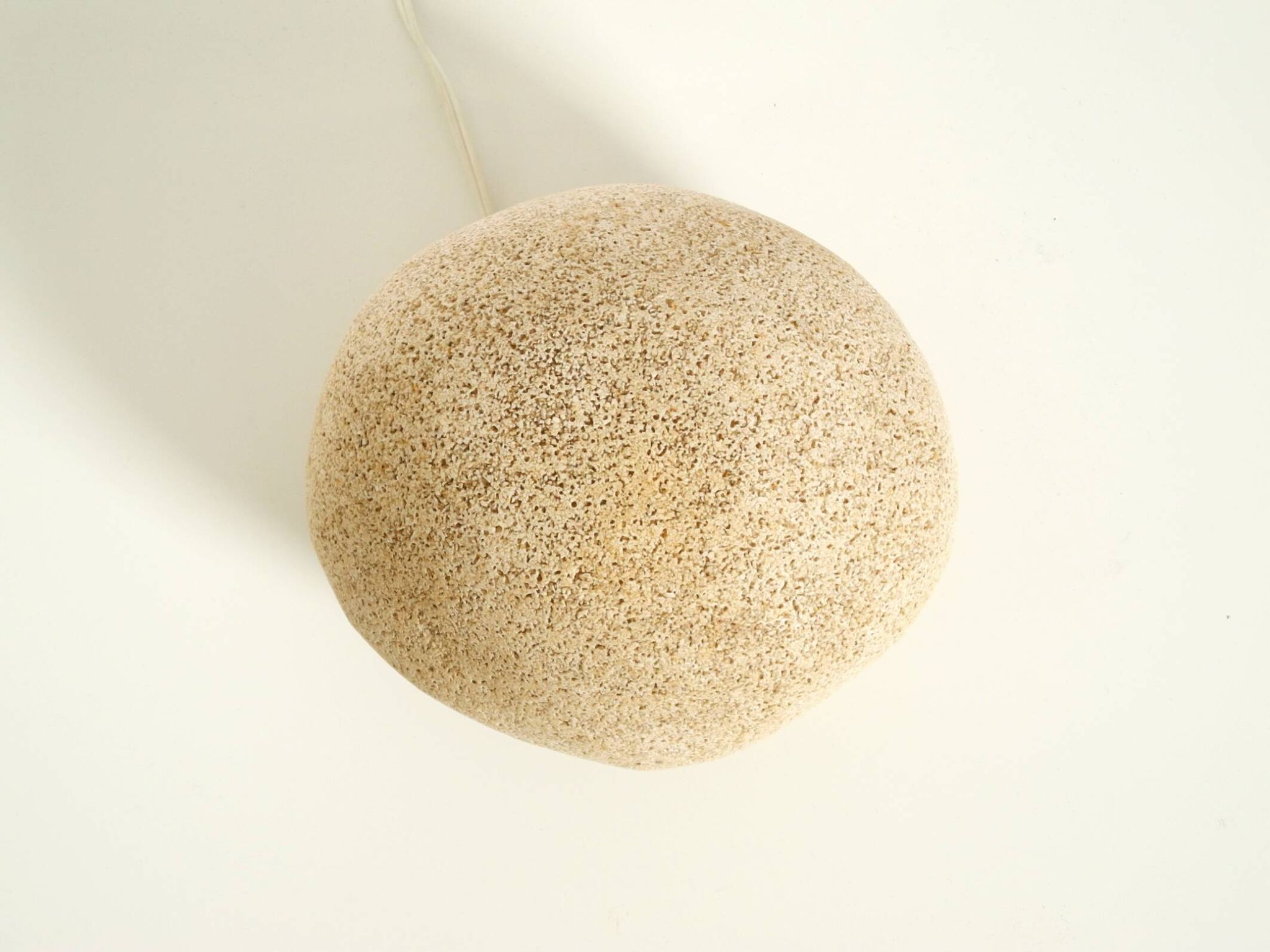 Original 1970s moon rock table lamp by André Cazenave for Tecta