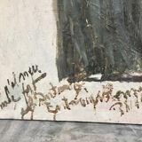 Huile sur toile