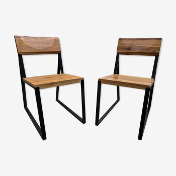 Pair of chairs industrial