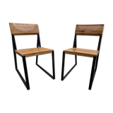 Pair of chairs industrial