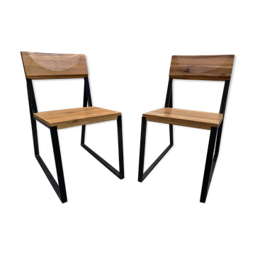 Pair of chairs industrial