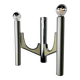 Gaetano Sciolari tubular wall sconce, model "105", Italy 1970s