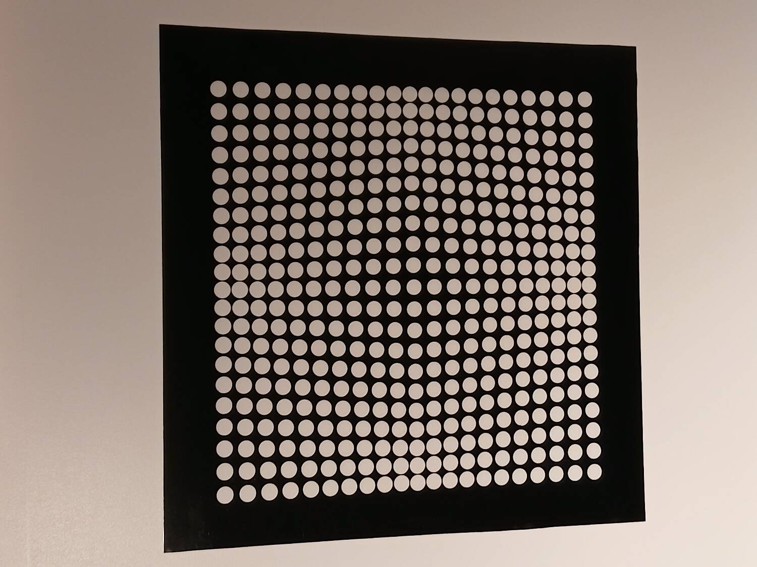 Vasarely silkscreen print - "Deep Kinetics" - 3D Illusion & Black and White