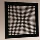 Vasarely silkscreen print - "Deep Kinetics" - 3D Illusion & Black and White