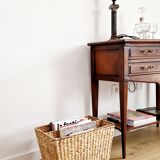 magazine holder in water hyacinth