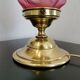 Art Deco table lamp "pink flame"
