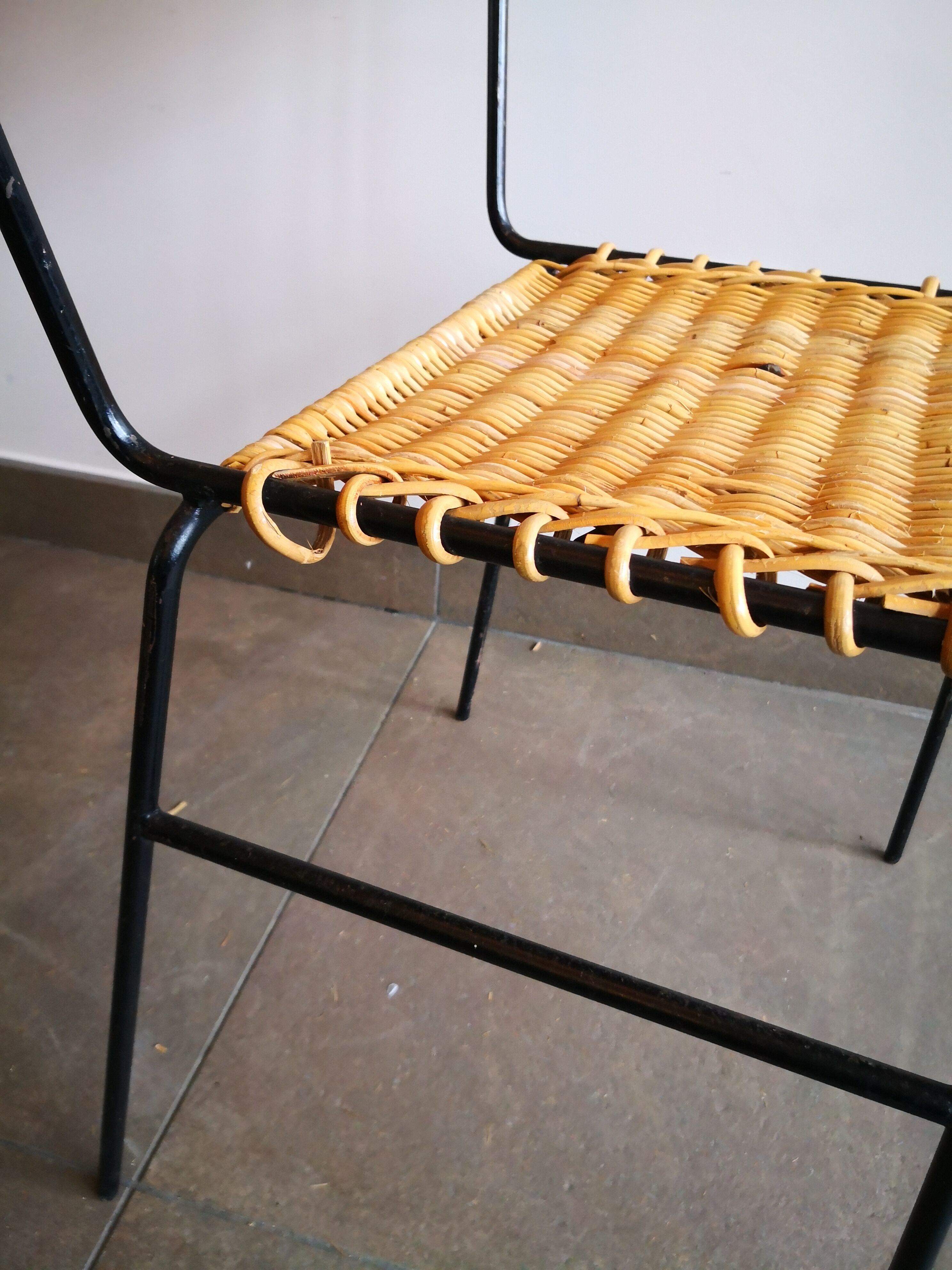 Rattan chair, Germany, 70s