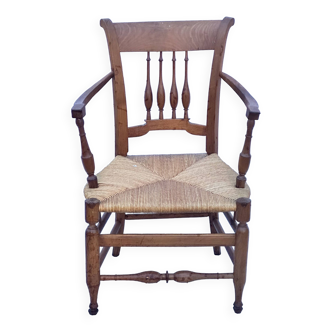 Fauteuil paillé