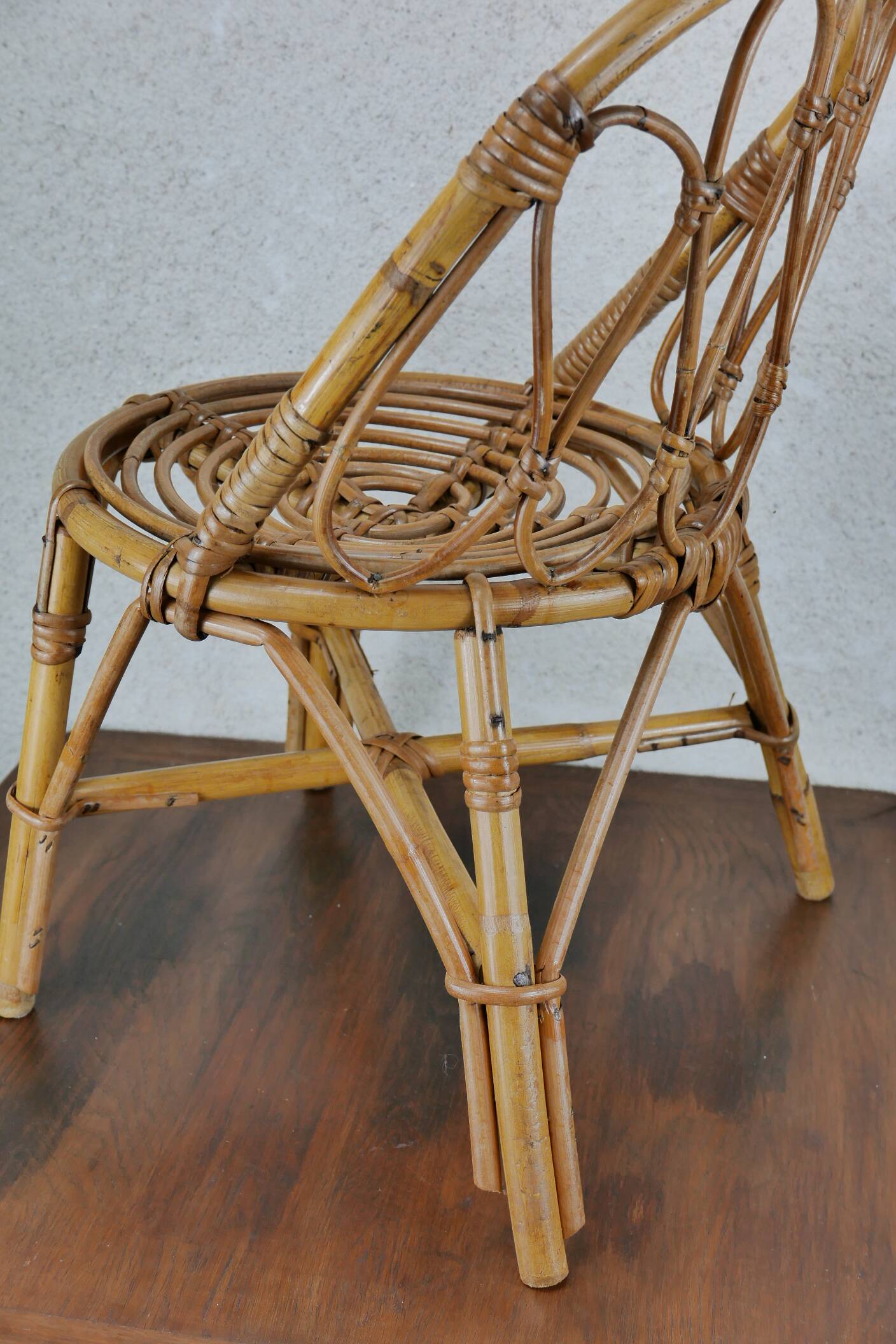 Children's rattan chair