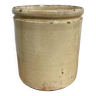 Old enamelled stoneware jam pot Novia / Noguier Lyon