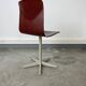 Set of 7 Galvanitas workshop chairs central foot Netherlands 1970s