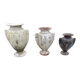 3 cast iron vases from 1900 from Charleville-Mézières