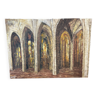 Table Church Brown Tones