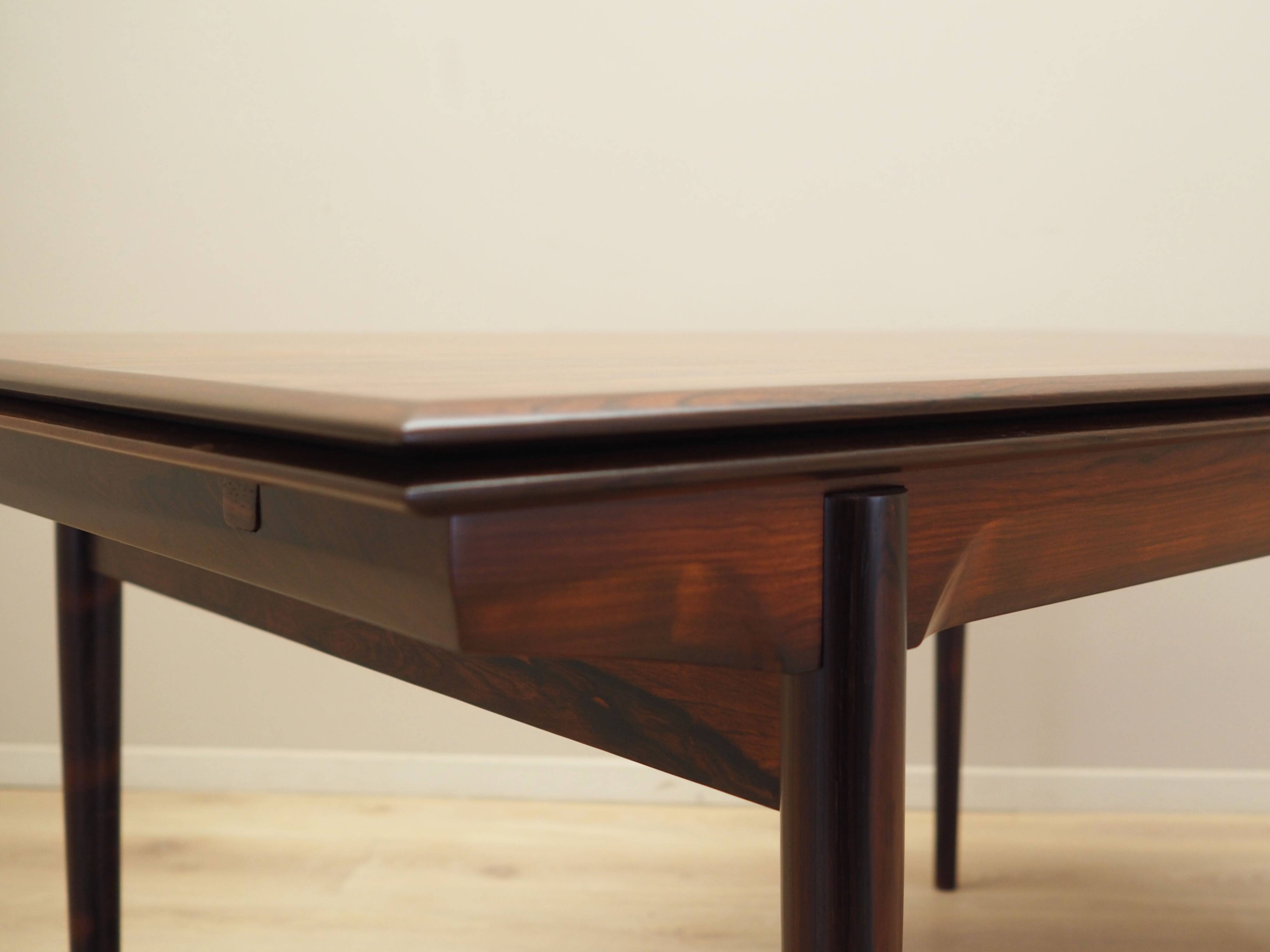 Rosewood table, Danish design, 1970s, production: Denmark