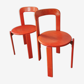 Paire de chaises Rey par Bruno Rey