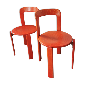 Pair of Rey chairs by Bruno Rey