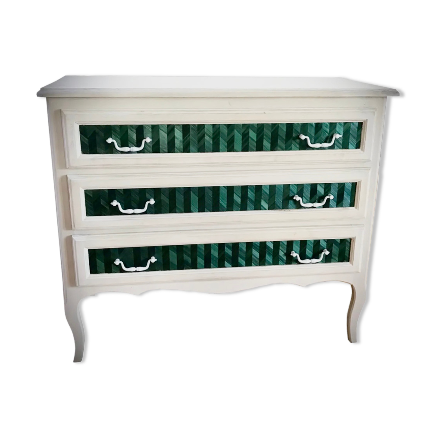Commode Louis XV straw marquetry