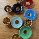 Coffee service in real Limoges porcelain, GBA, Gérard Duffreisseix and abbot