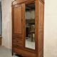 Vintage French oak wardrobe – circa 1920, with subtle Art Deco influences