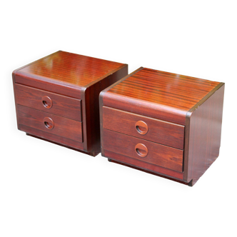 Pair of Scandinavian bedside tables