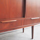 High 60's teak veneer sideboard with bar